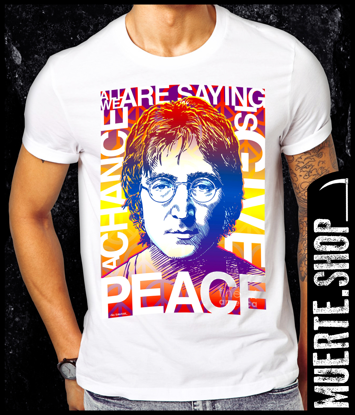 Тениска JOHN LENNON PEACE Тениска JOHN LENNON PEACE